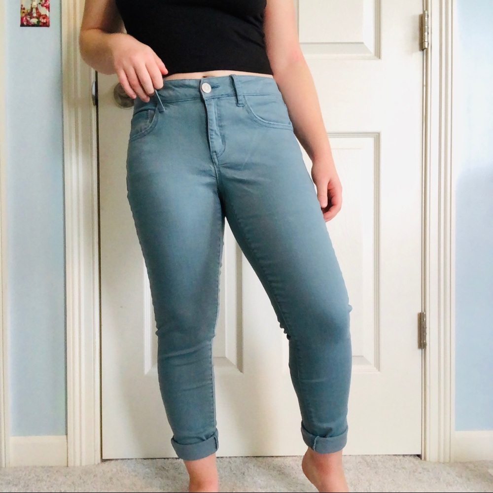 SO brand deep aqua jeggings